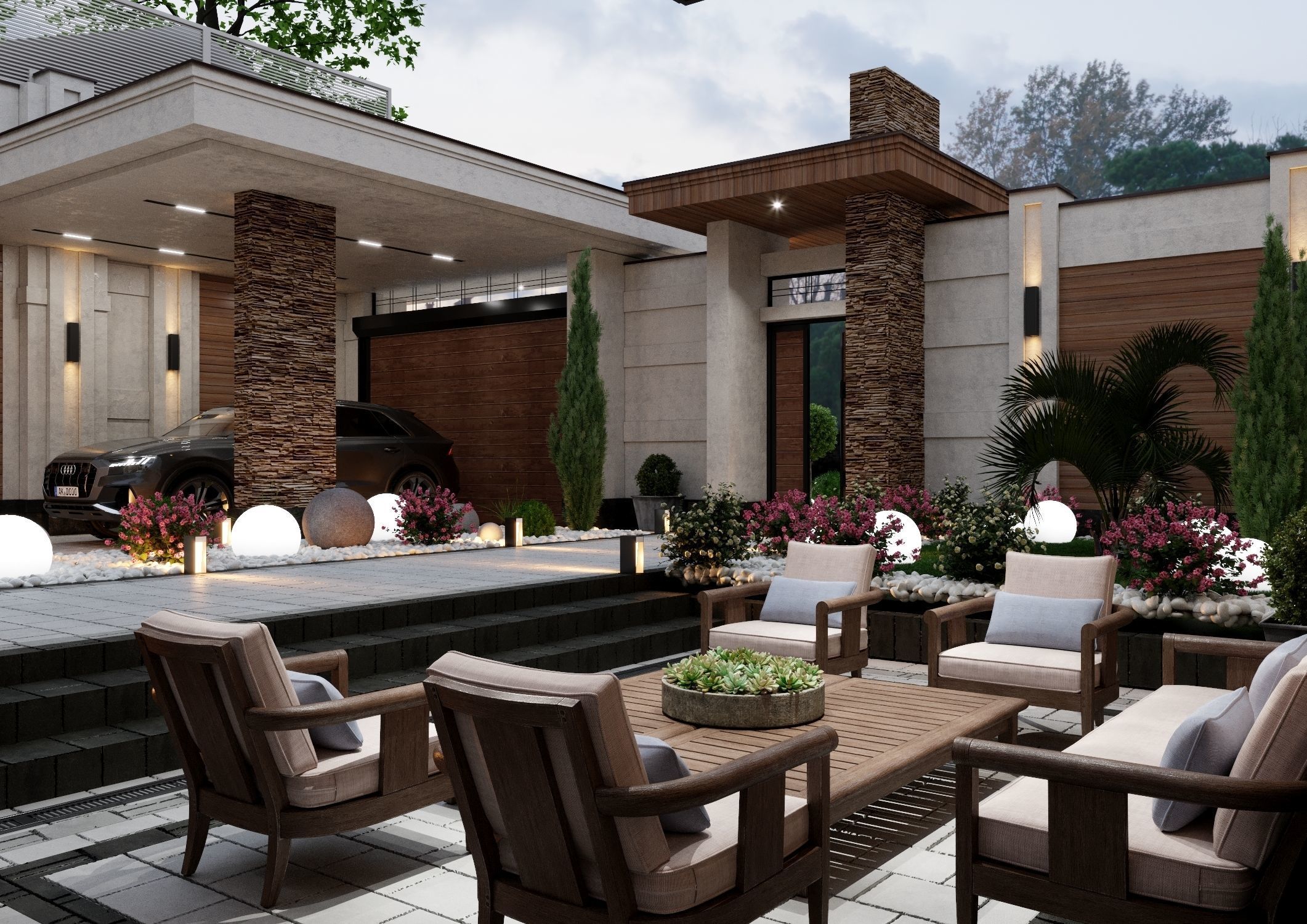 EXTERIOR DESIGN 3D SCENE 3D model_28