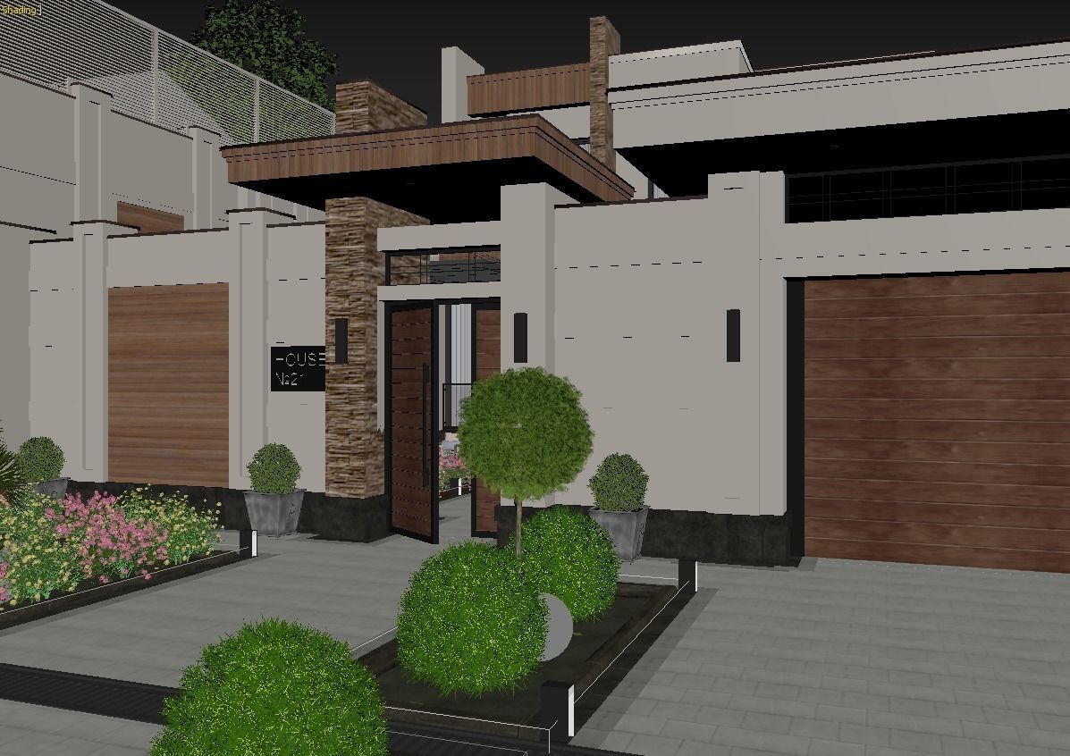EXTERIOR DESIGN 3D SCENE 3D model_25