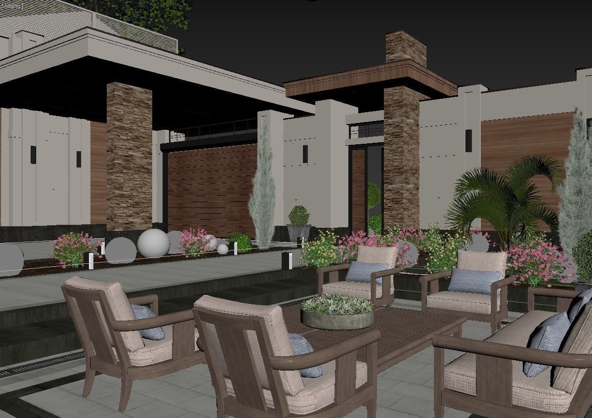 EXTERIOR DESIGN 3D SCENE 3D model_29