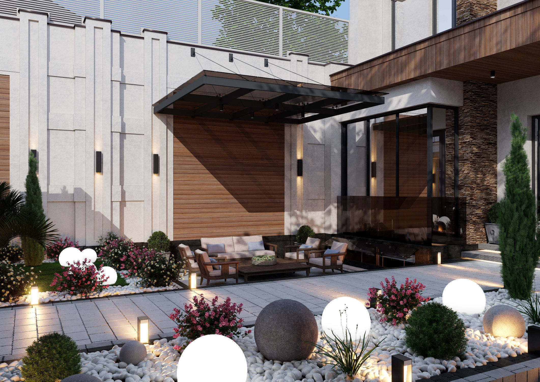 EXTERIOR DESIGN 3D SCENE 3D model_7