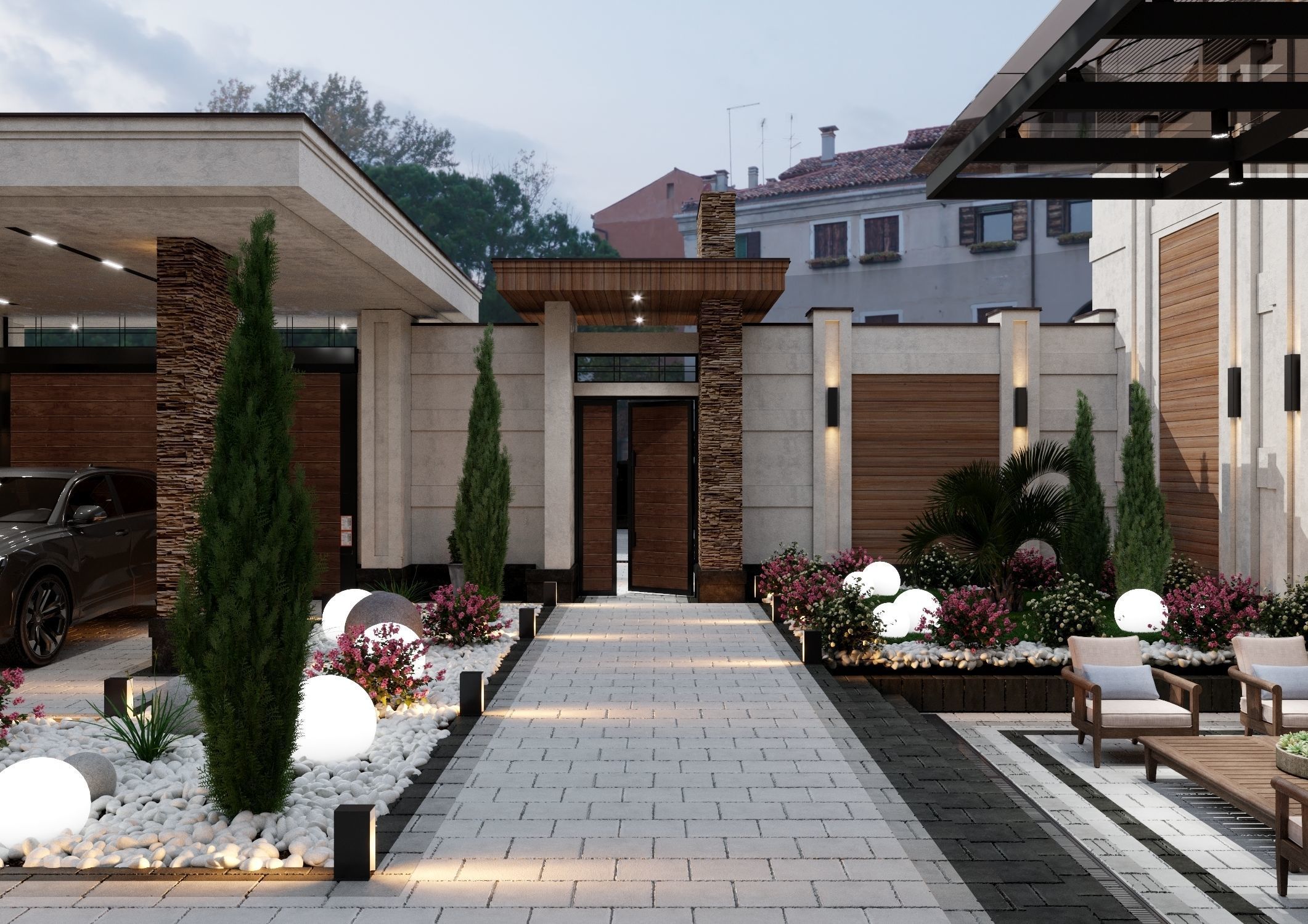 EXTERIOR DESIGN 3D SCENE 3D model_46