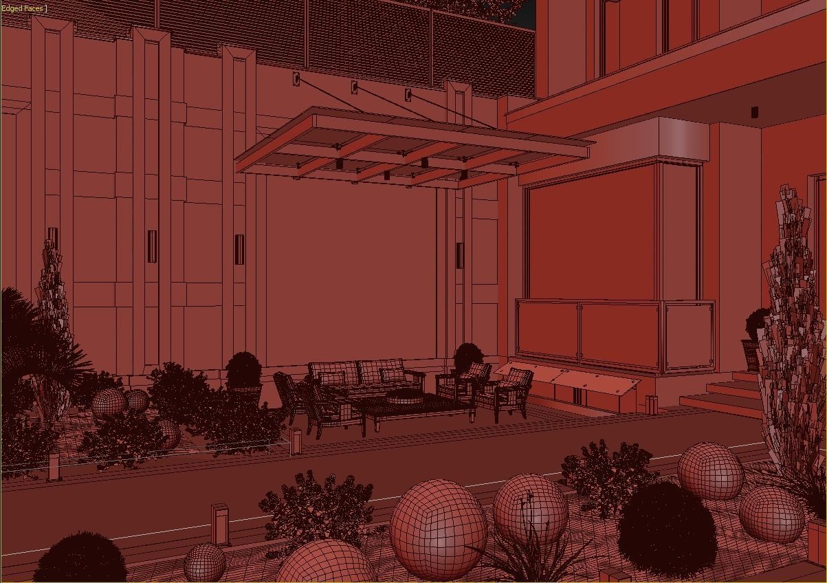 EXTERIOR DESIGN 3D SCENE 3D model_11