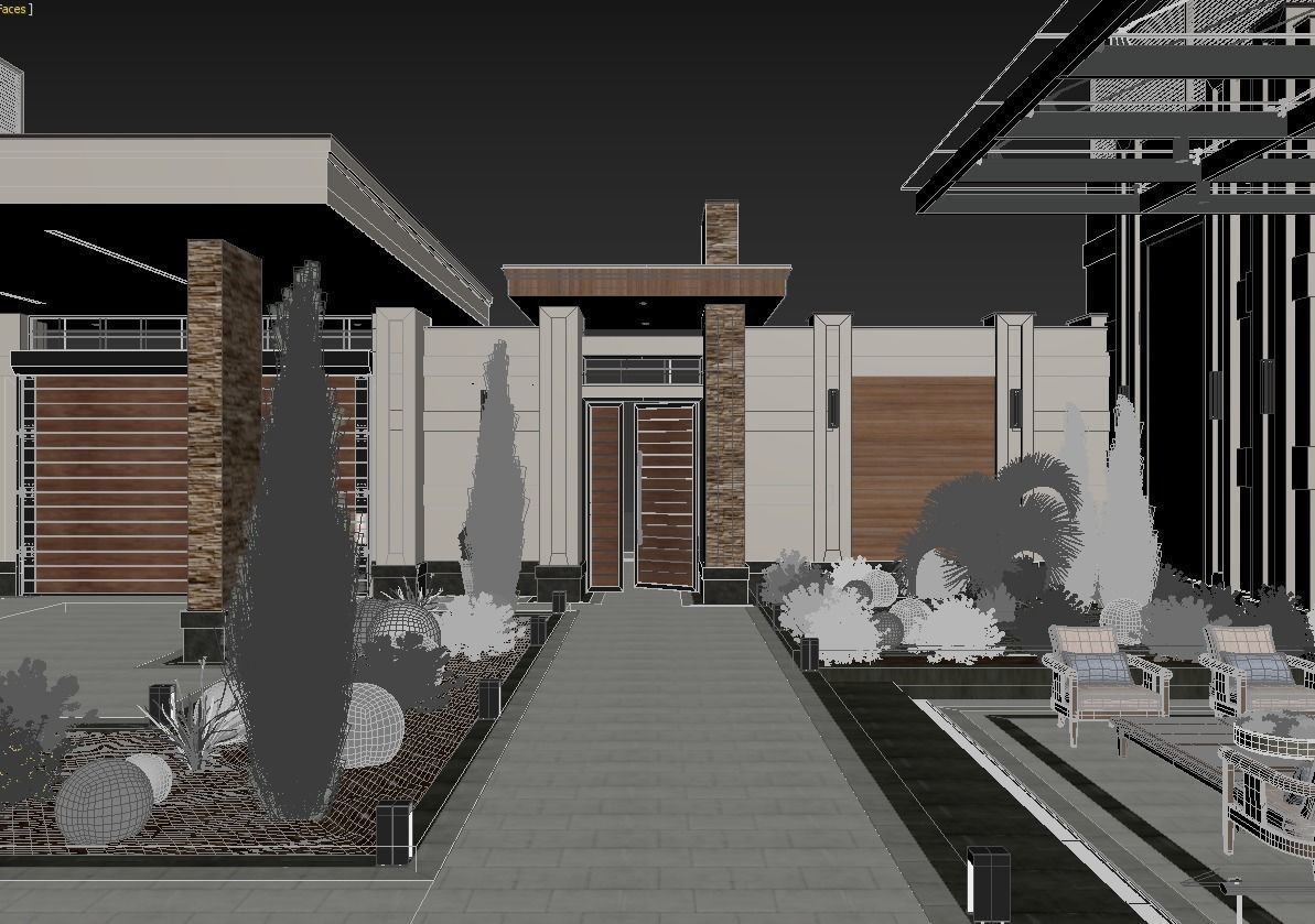 EXTERIOR DESIGN 3D SCENE 3D model_49