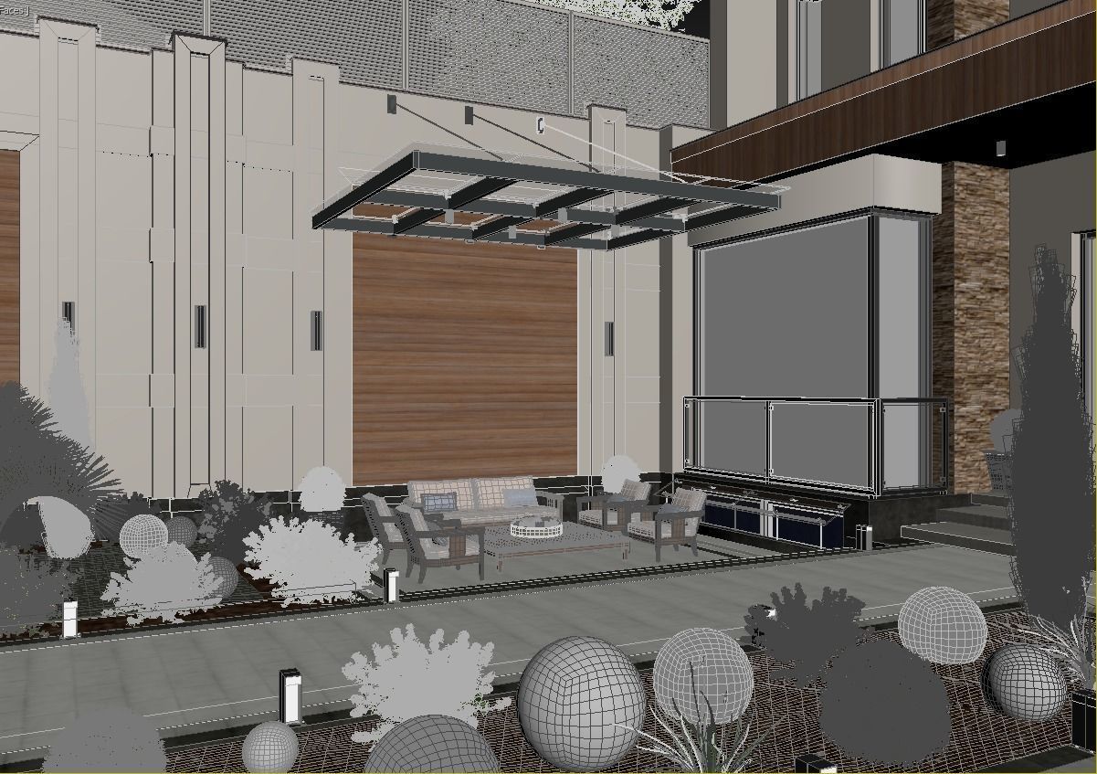 EXTERIOR DESIGN 3D SCENE 3D model_10