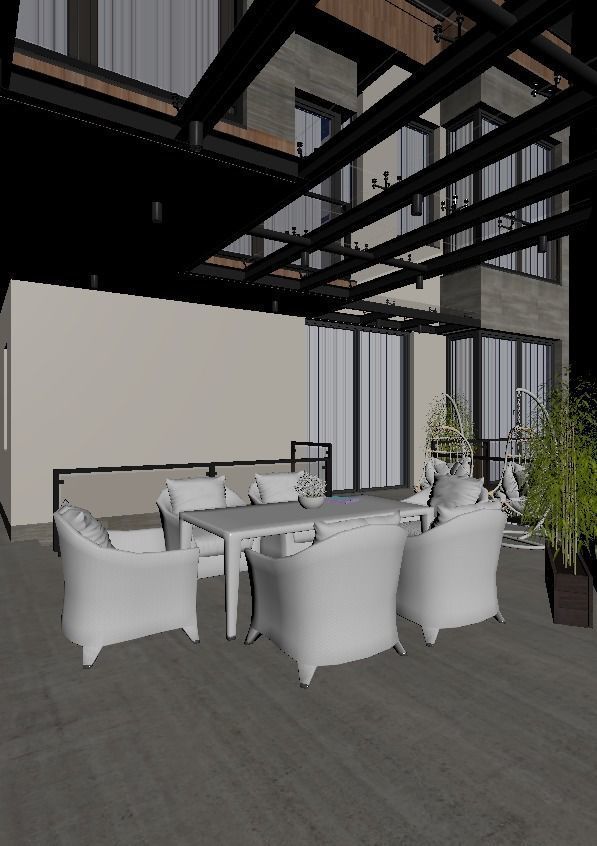 EXTERIOR DESIGN 3D SCENE 3D model_64