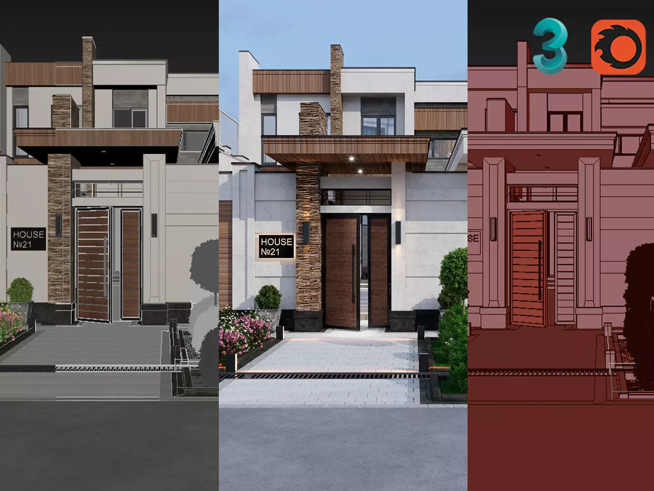 EXTERIOR DESIGN 3D SCENE 3D model_0