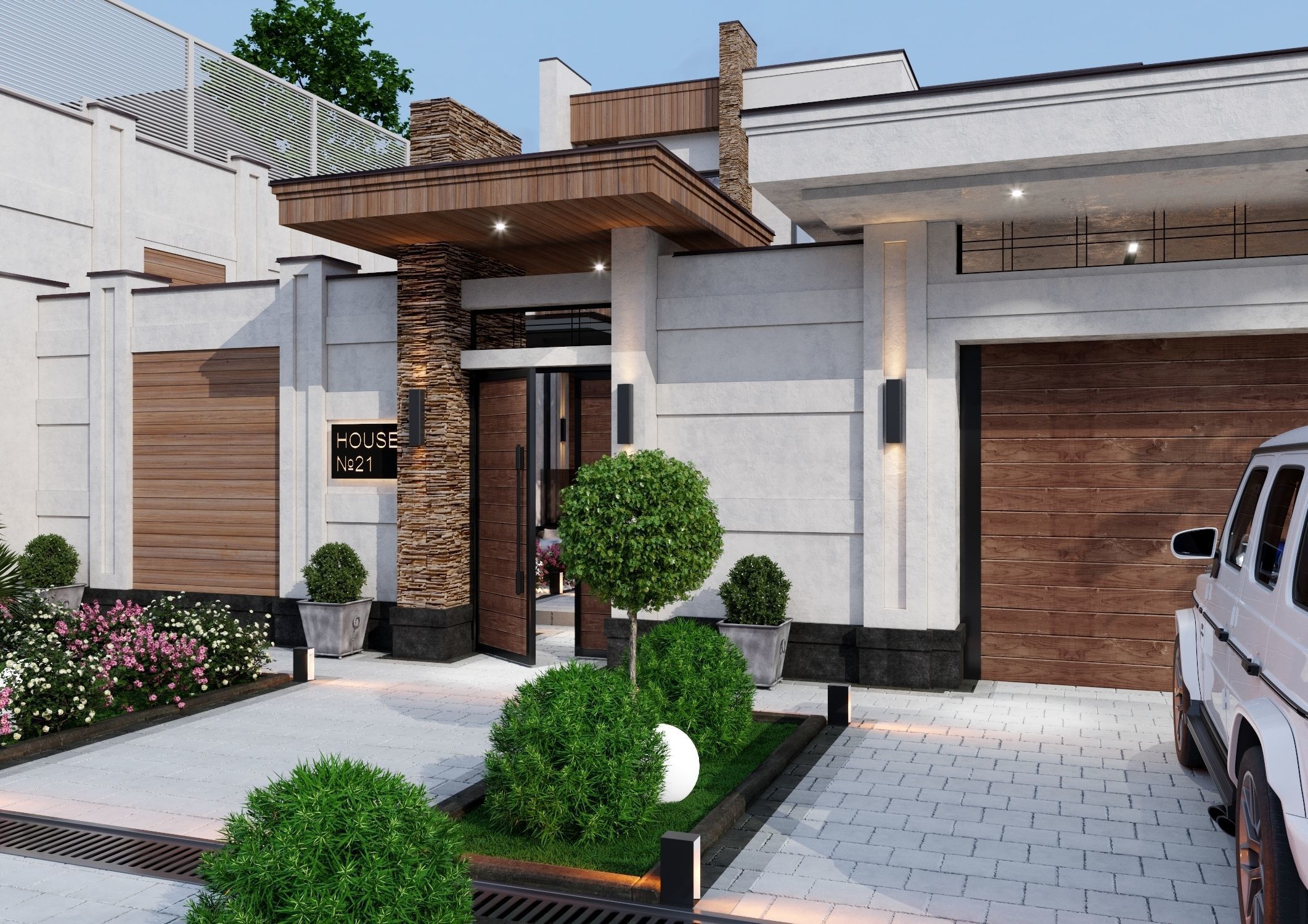 EXTERIOR DESIGN 3D SCENE 3D model_23