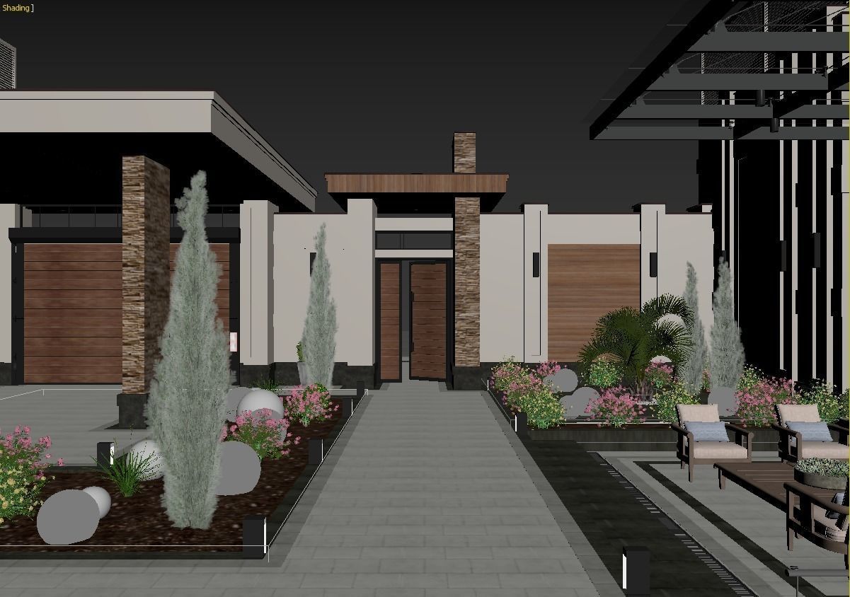 EXTERIOR DESIGN 3D SCENE 3D model_48