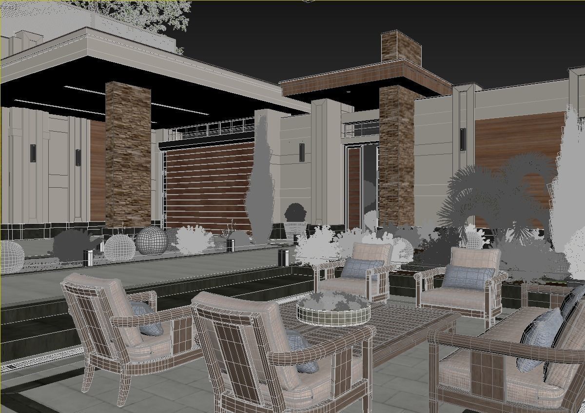 EXTERIOR DESIGN 3D SCENE 3D model_30