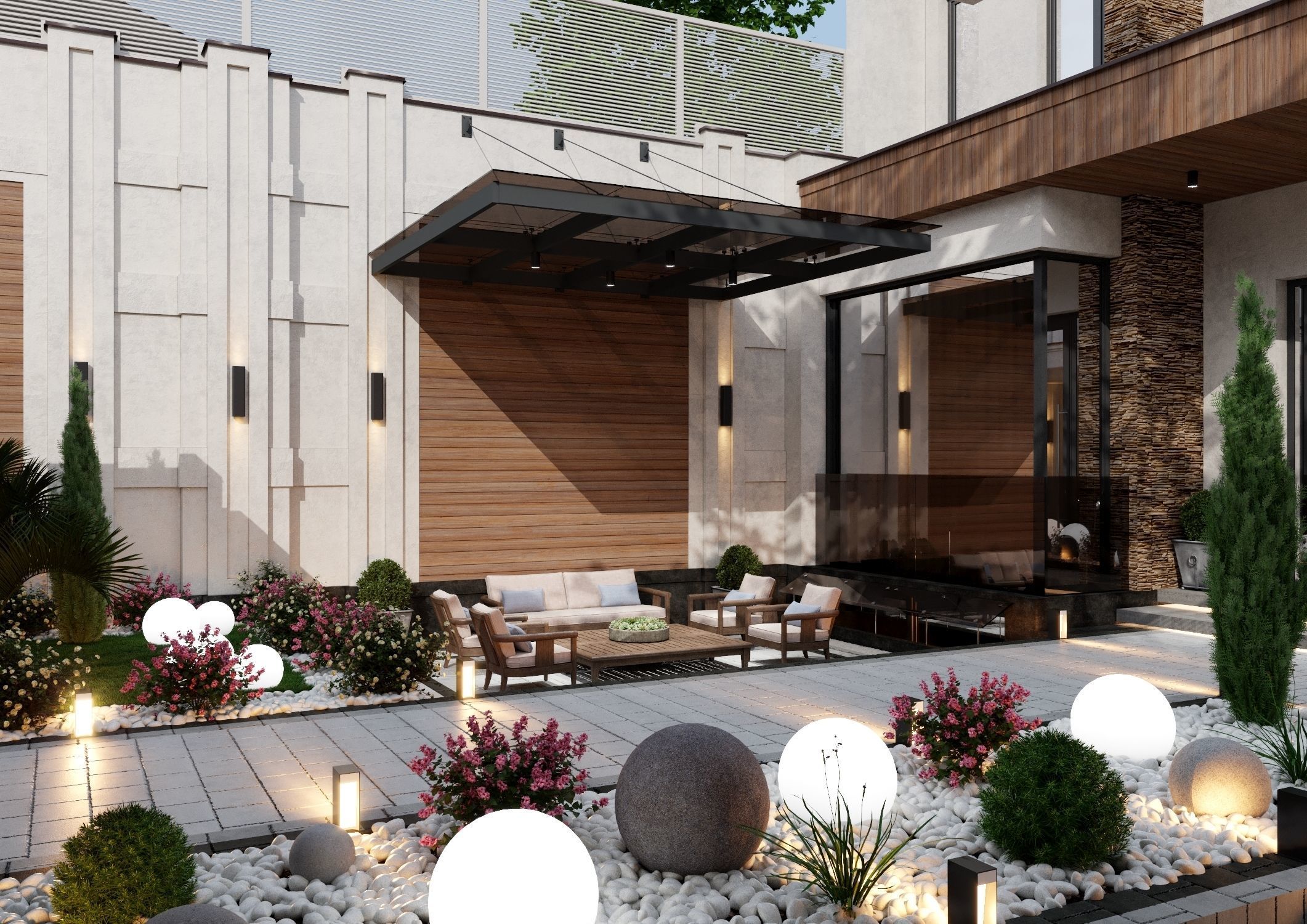 EXTERIOR DESIGN 3D SCENE 3D model_8