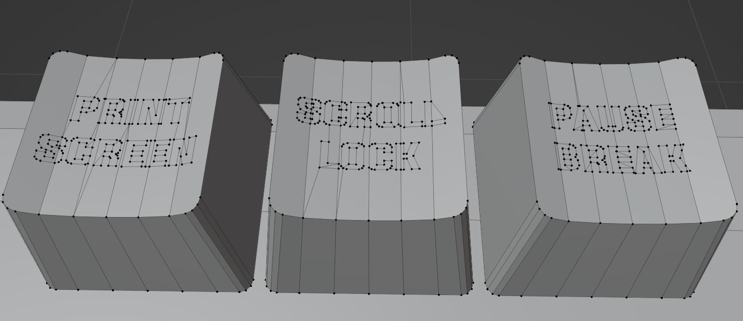 3D HyperX keyboard lowpoly model Low-poly 3D model_15