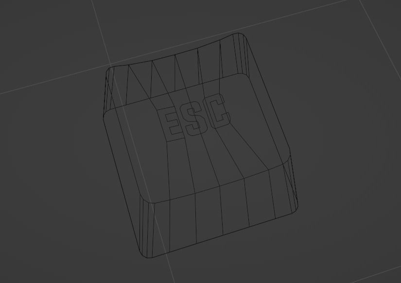 3D HyperX keyboard lowpoly model Low-poly 3D model_13