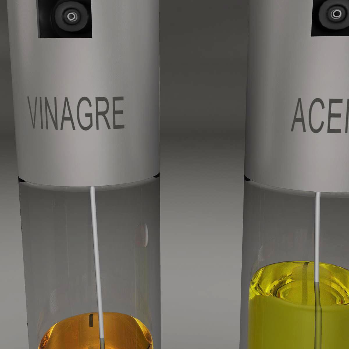 Oil and vinegar 3D model_4