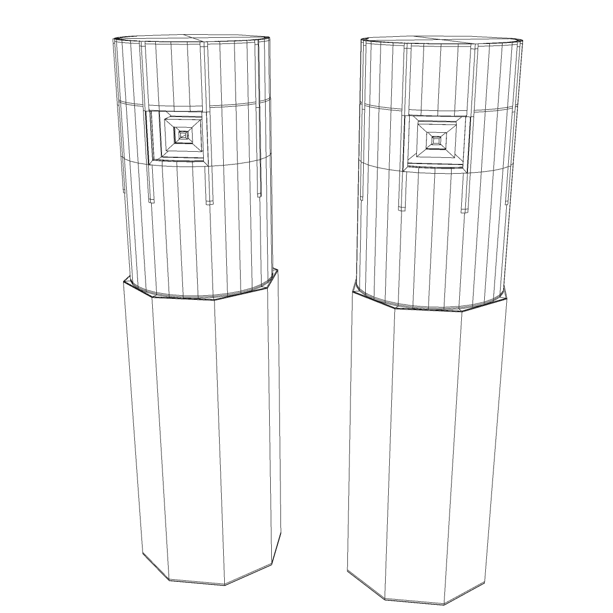 Oil and vinegar 3D model_6