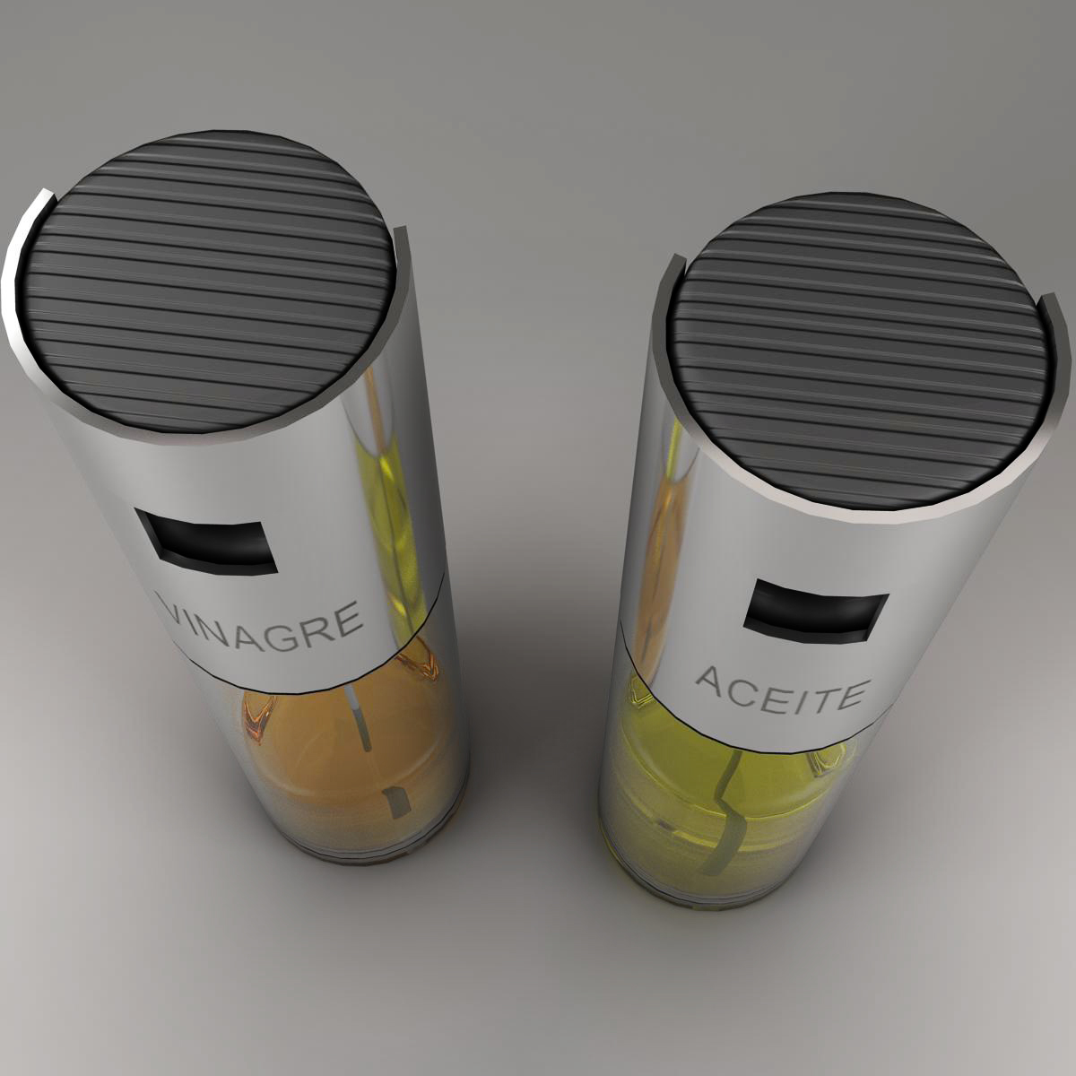 Oil and vinegar 3D model_3