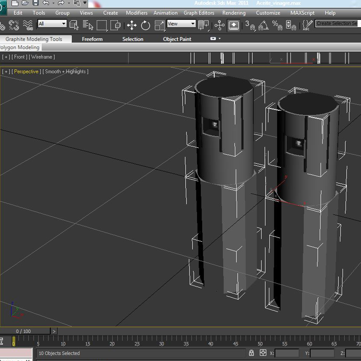 Oil and vinegar 3D model_14