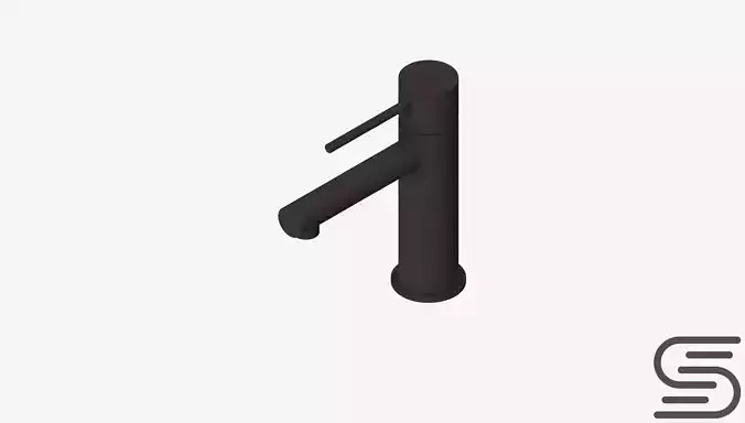Basin Mixer - Luxury - Sleek Low-poly 3D model