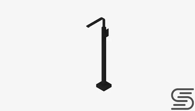 Bath Mixer - Luxury - Round - Floor Mount