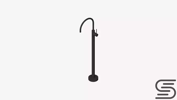 Bath Mixer - Luxury - Sleek - Floor Mount