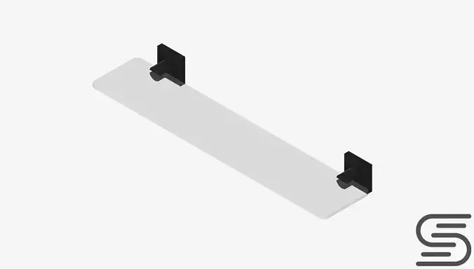 Shelf - Glass - Luxury - Round - Square Plate