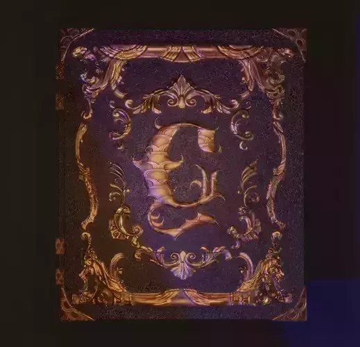 Magic Books Set Low-poly 3D model Low-poly 3D model