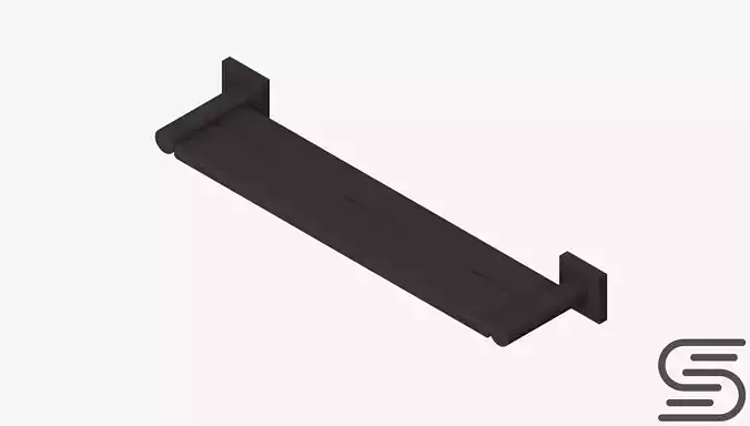 Shelf - Metal - Luxury - Round - Square Plate