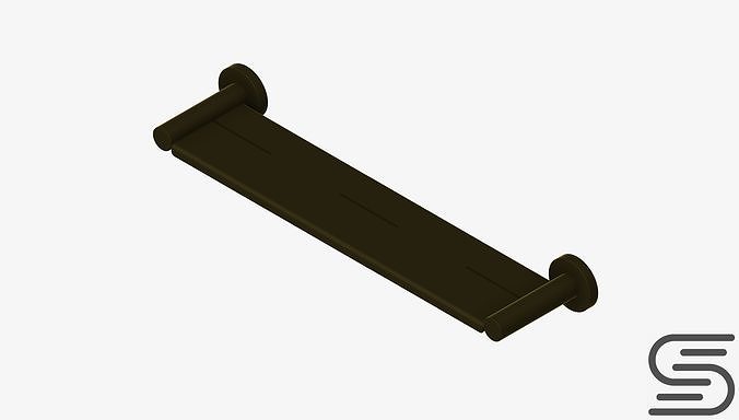 Shelf - Shower - Luxury - Round Low-poly 3D model