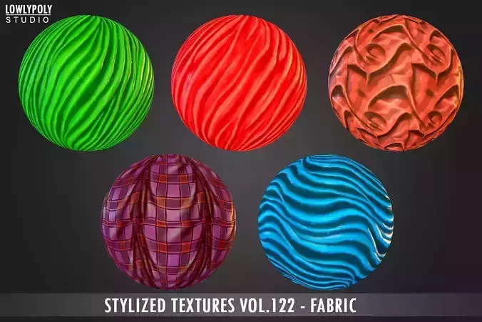 Fabric Vol 122 - Stylized Textures