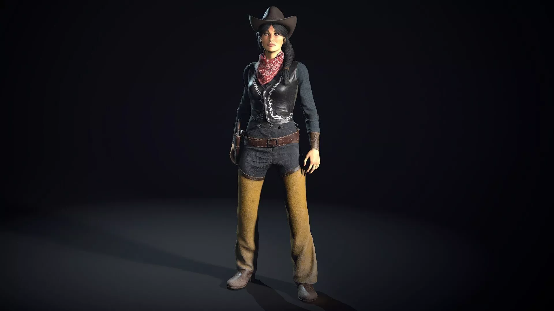 Bandit - Game Ready Low-poly 3D model