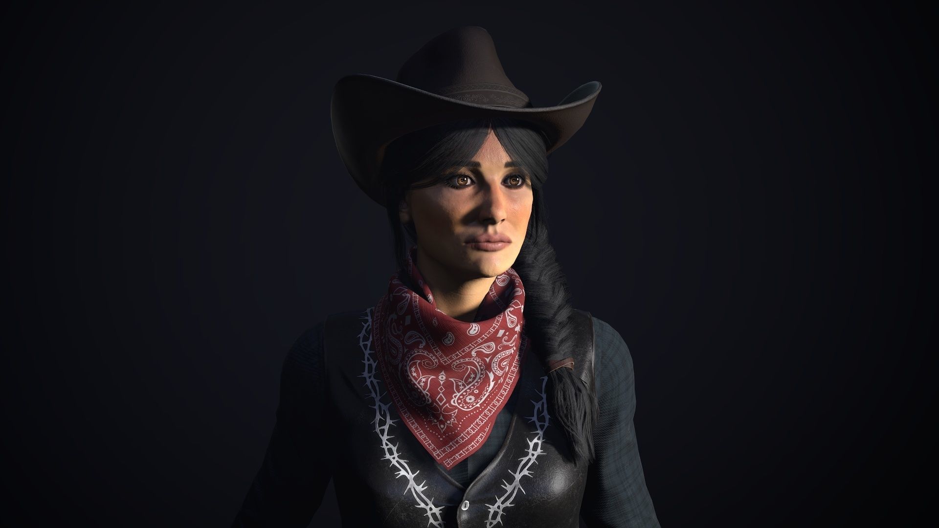 Bandit - Game Ready Low-poly 3D model_7