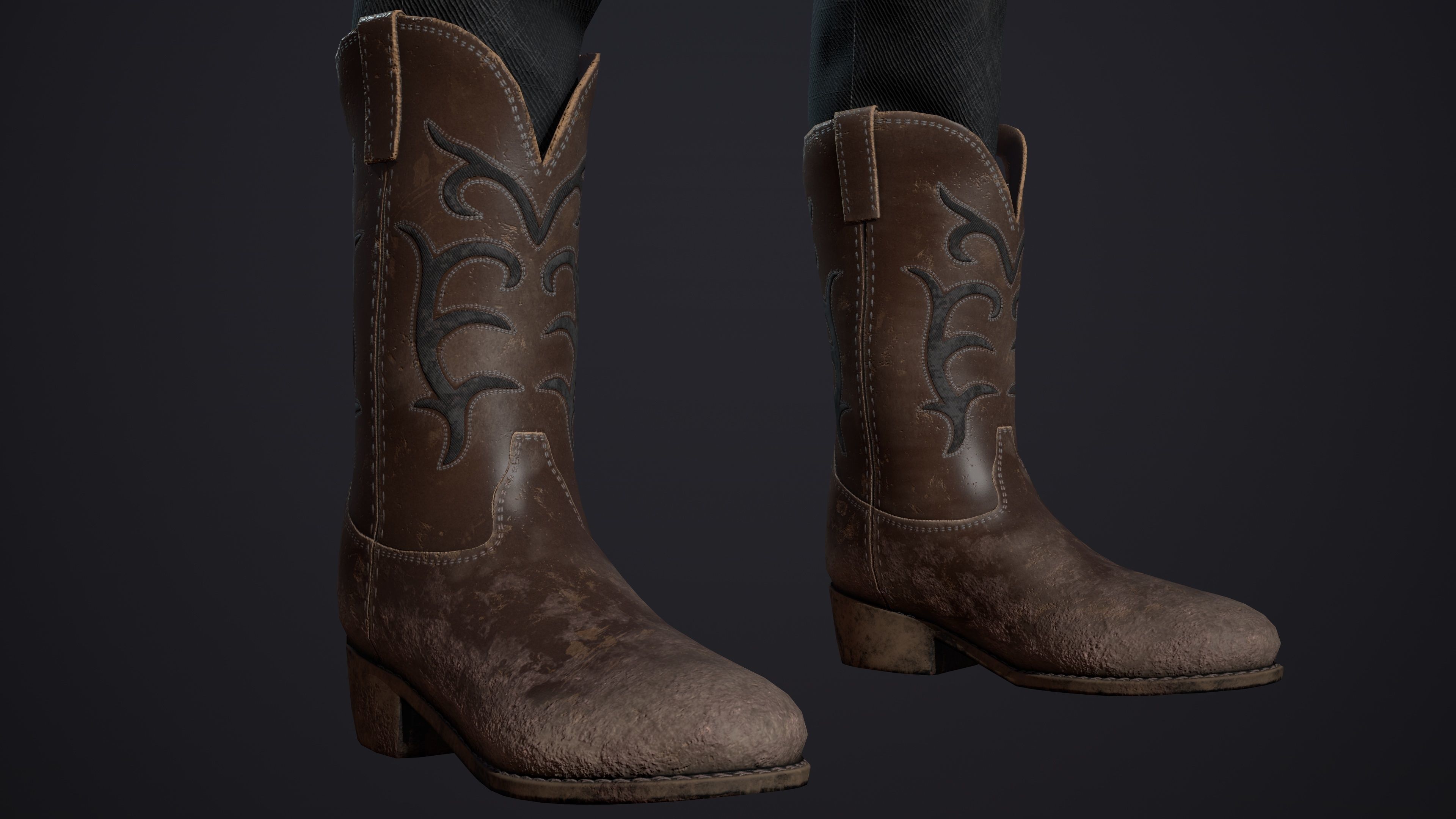 Bandit - Game Ready Low-poly 3D model_14