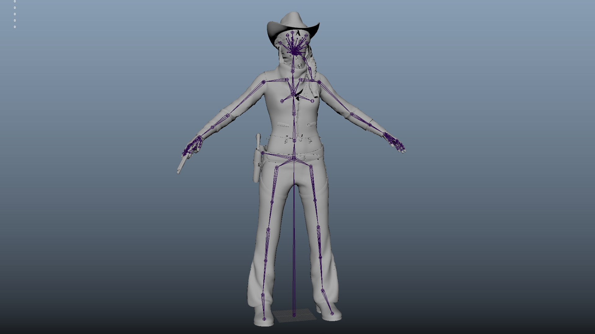 Bandit - Game Ready Low-poly 3D model_16