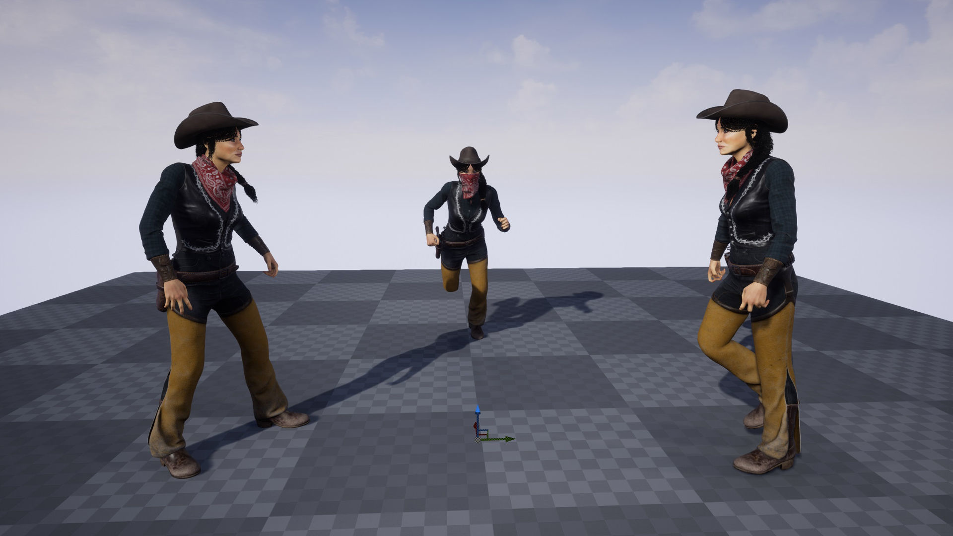 Bandit - Game Ready Low-poly 3D model_18