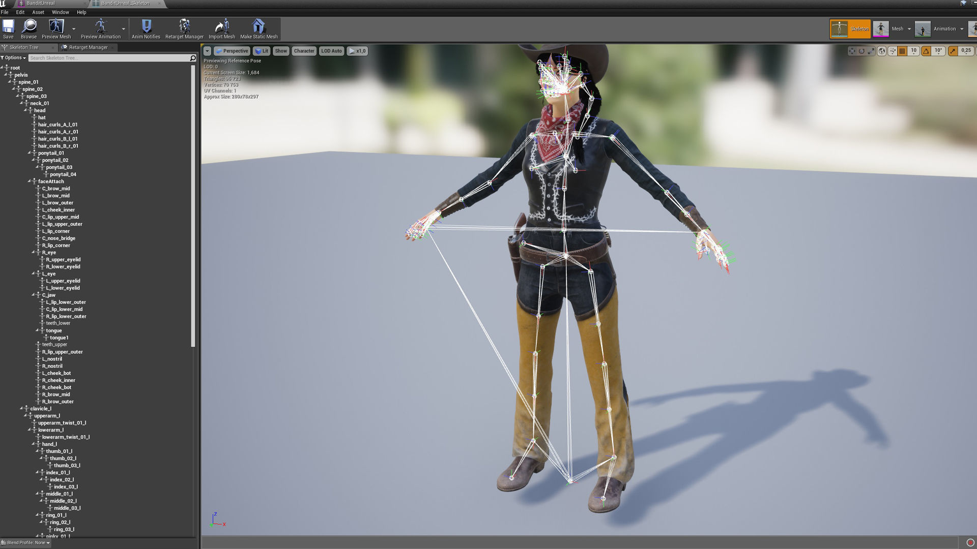 Bandit - Game Ready Low-poly 3D model_17