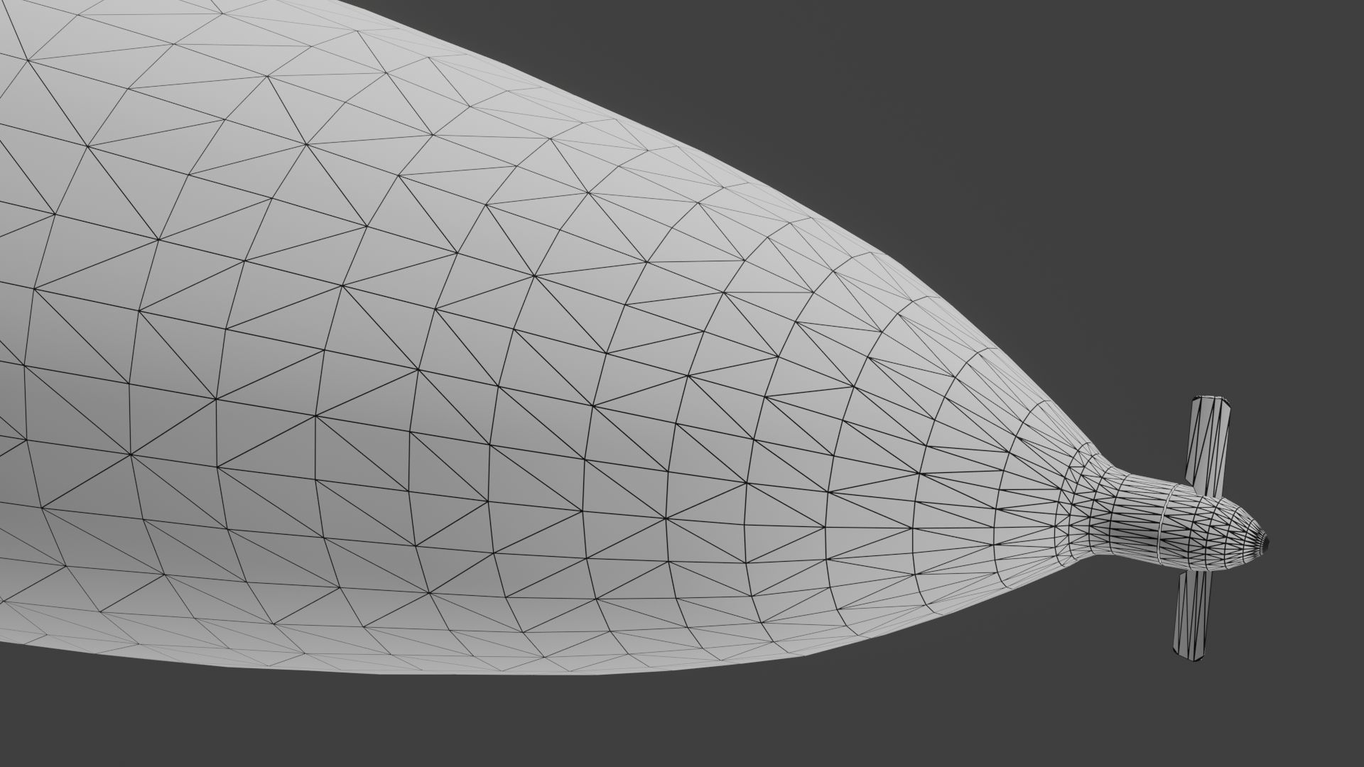 Fieseler Fi 103 V-1 flying bomb or missile Low-poly 3D model_19