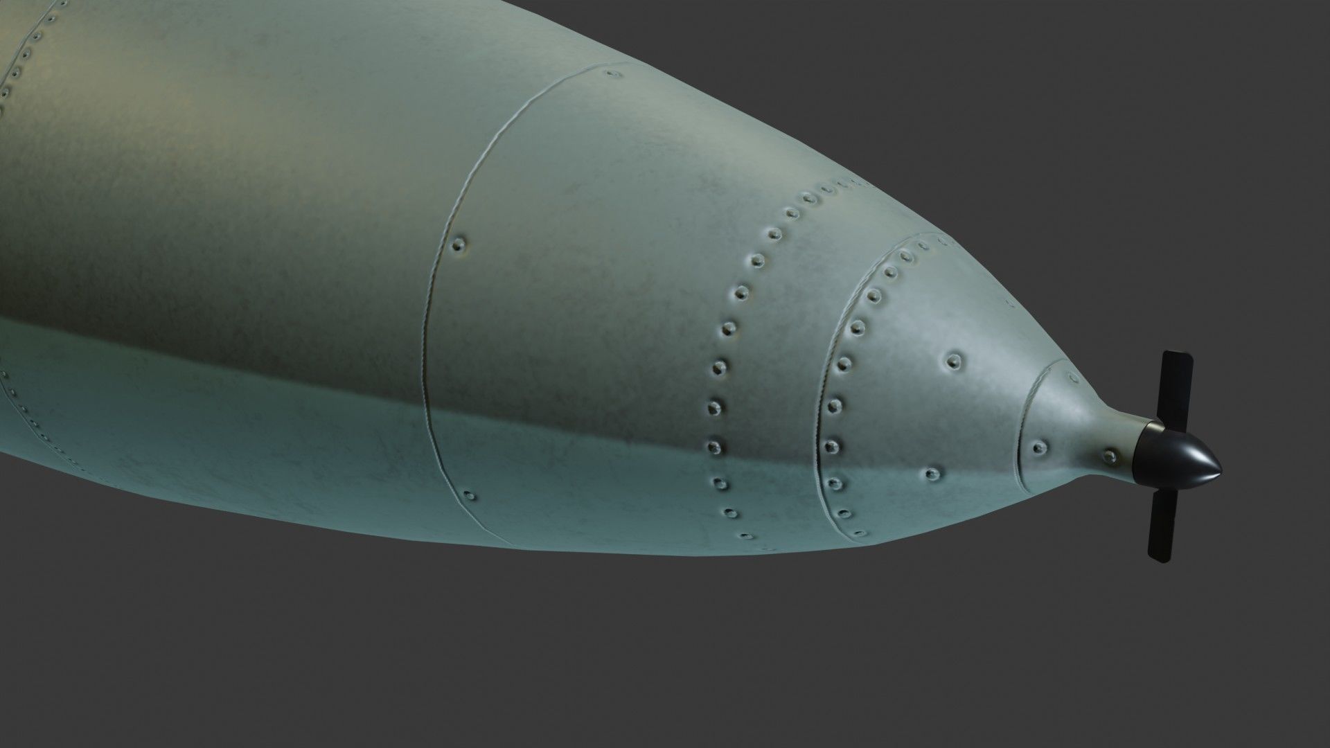Fieseler Fi 103 V-1 flying bomb or missile Low-poly 3D model_5