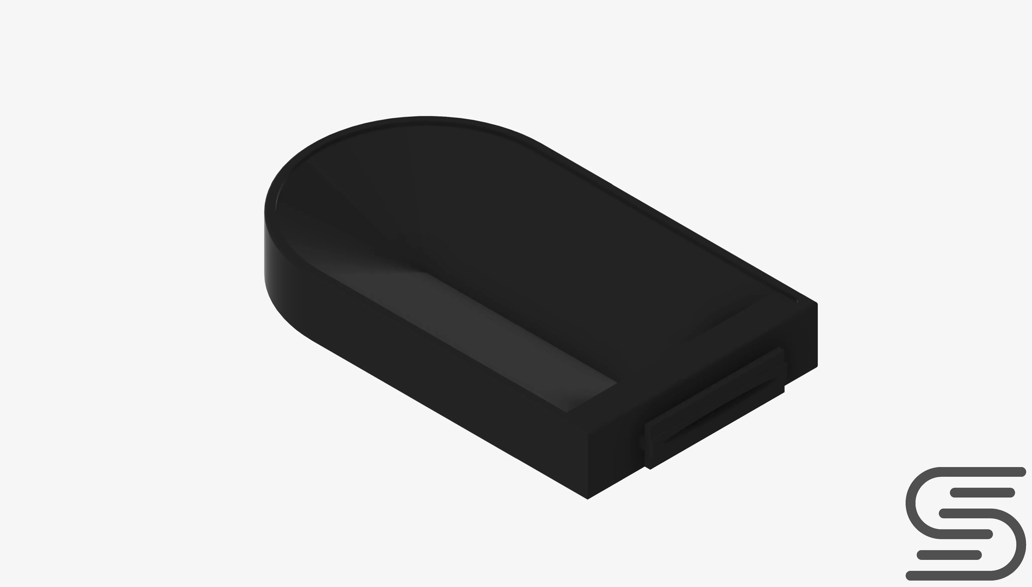 Shower - Soap Dish - Luxury - Feather Low-poly 3D model