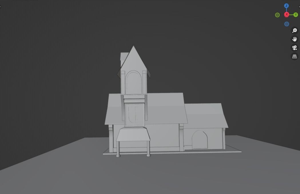 Old House 3D model_1