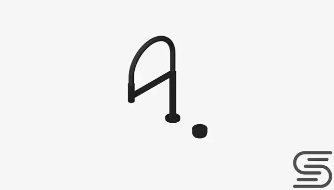 Sink Mixer - Luxury - Axis - Hob - Flexible Hose