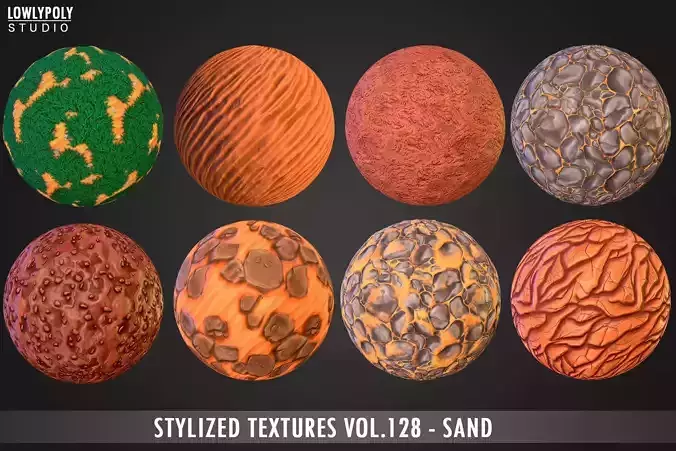 Desert Vol 128 - Stylized Textures