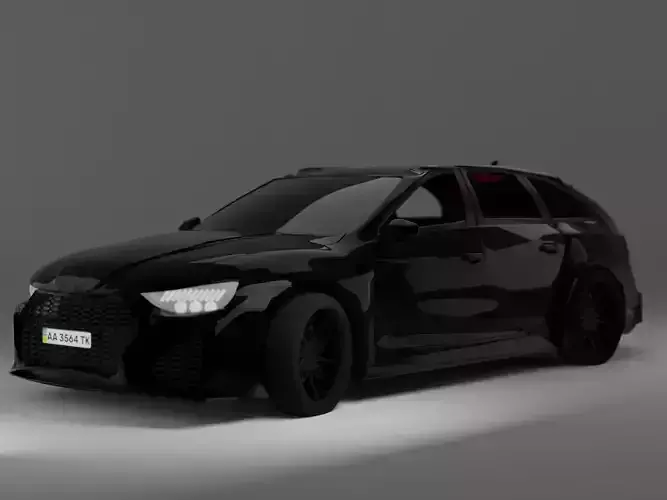 Car 3D audi wagon