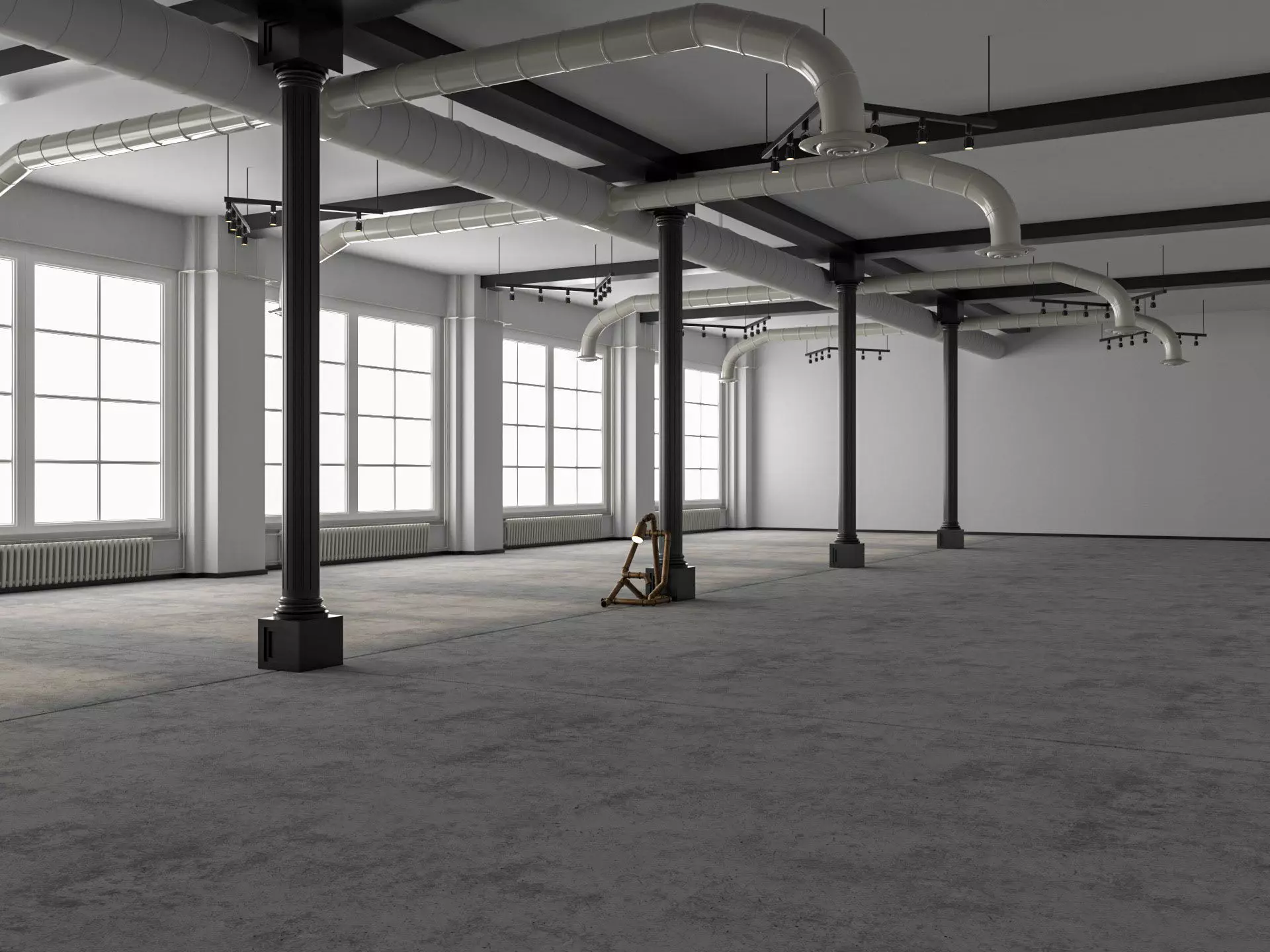 Loft Office 9 3D model