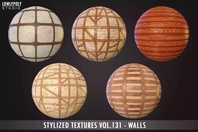Walls Vol 131 - Stylized Textures