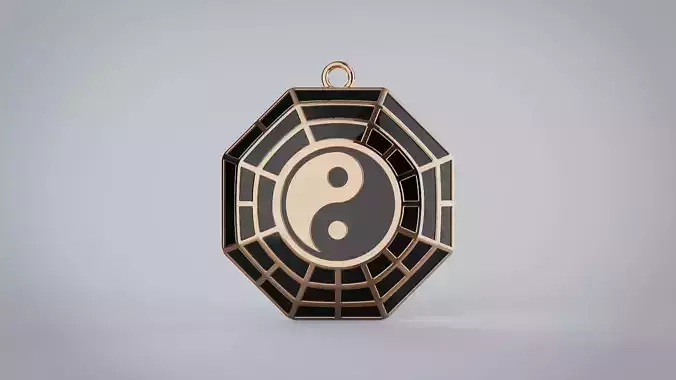  yin yang pendant