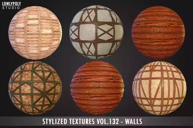 Walls Vol 132 - Stylized Textures