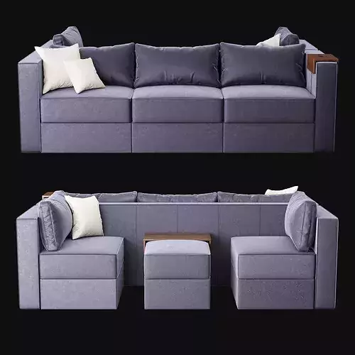Module sofa 3D model