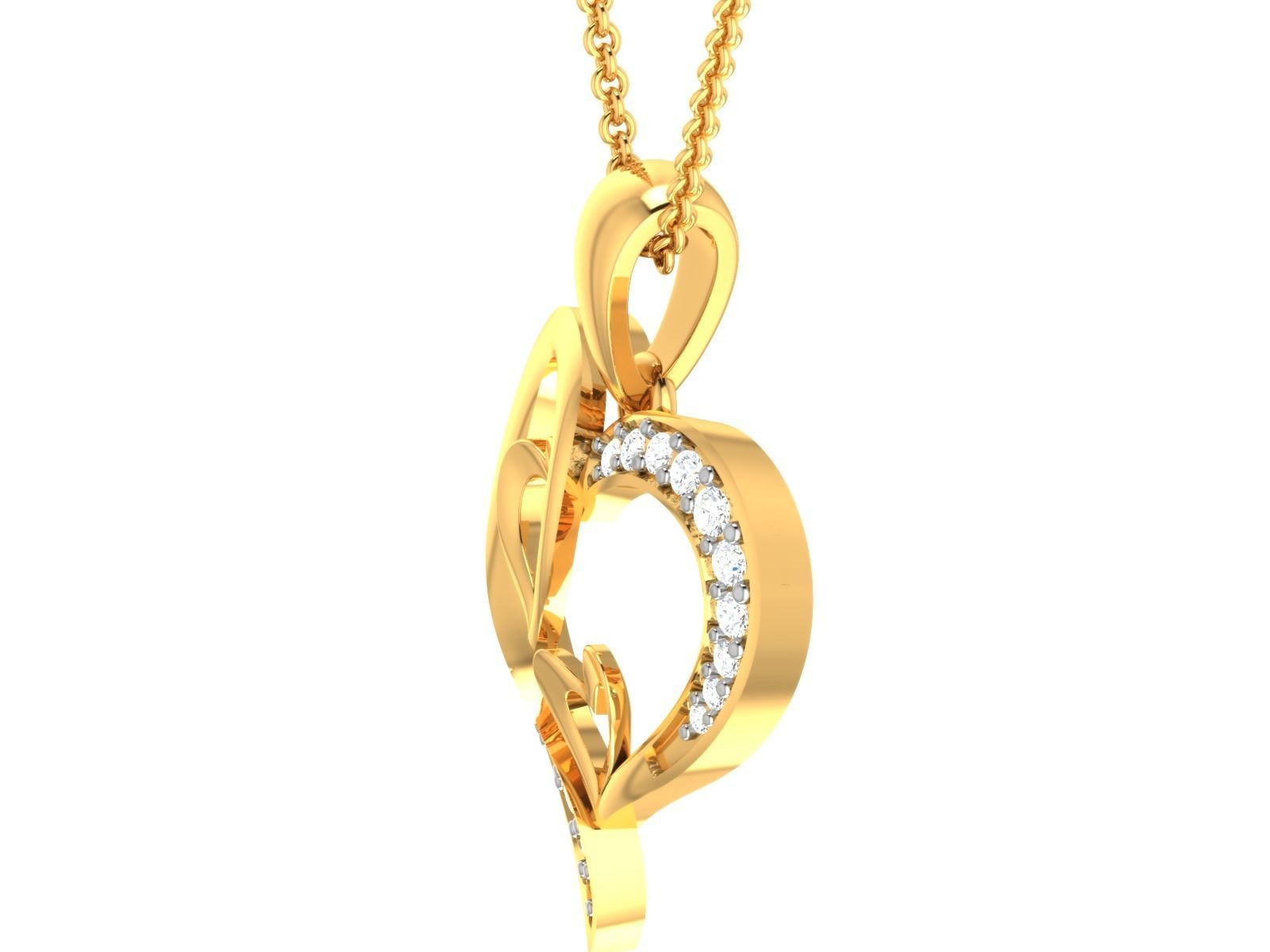 Women Heart Heart 3dm STL OBJ FBX Render Details 3D print model_1