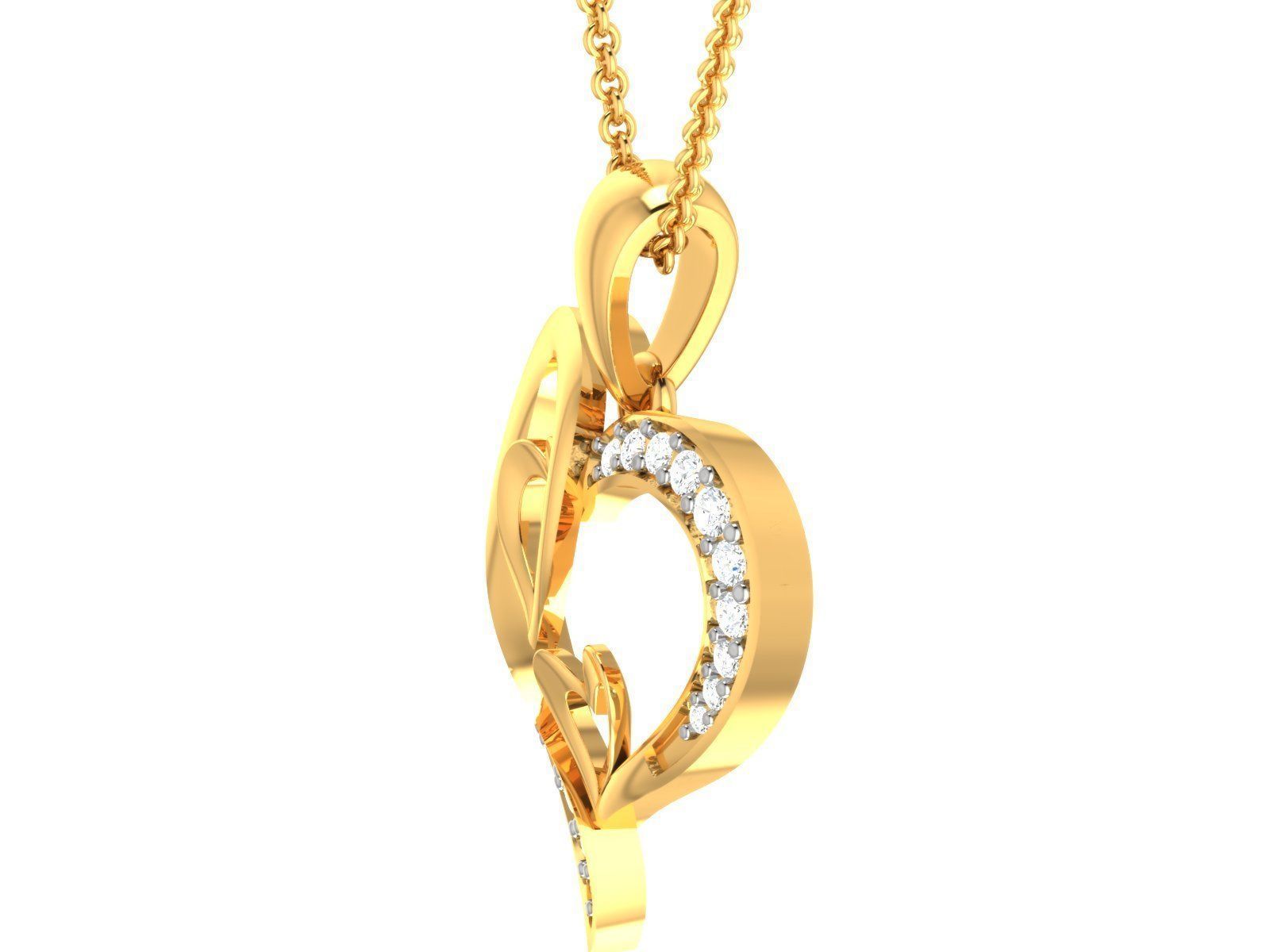 Women Heart Heart 3dm STL OBJ FBX Render Details 3D print model_2