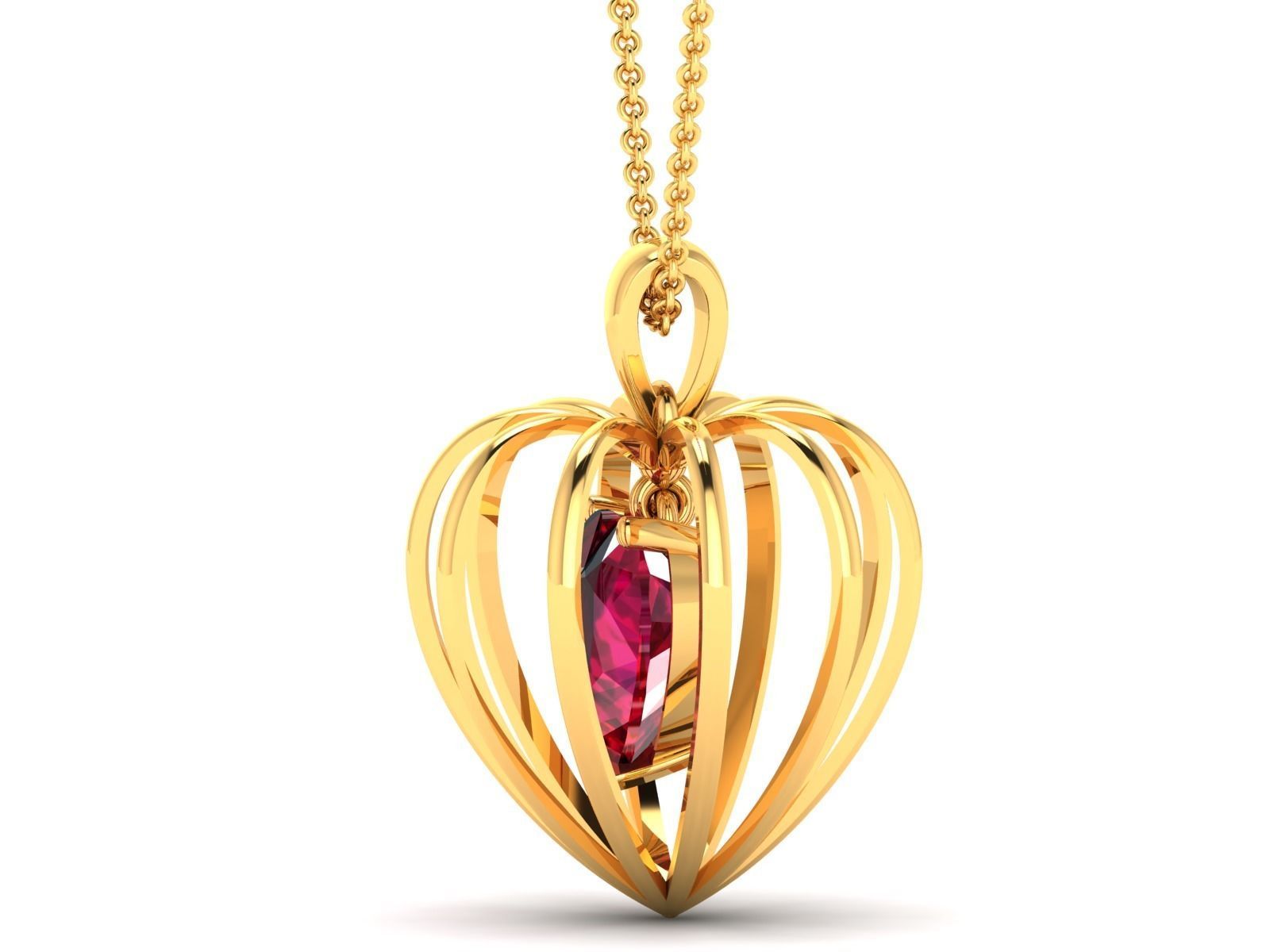 Women Heart Heart Stone 3dm STL OBJ FBX Render Details 3D print model_5