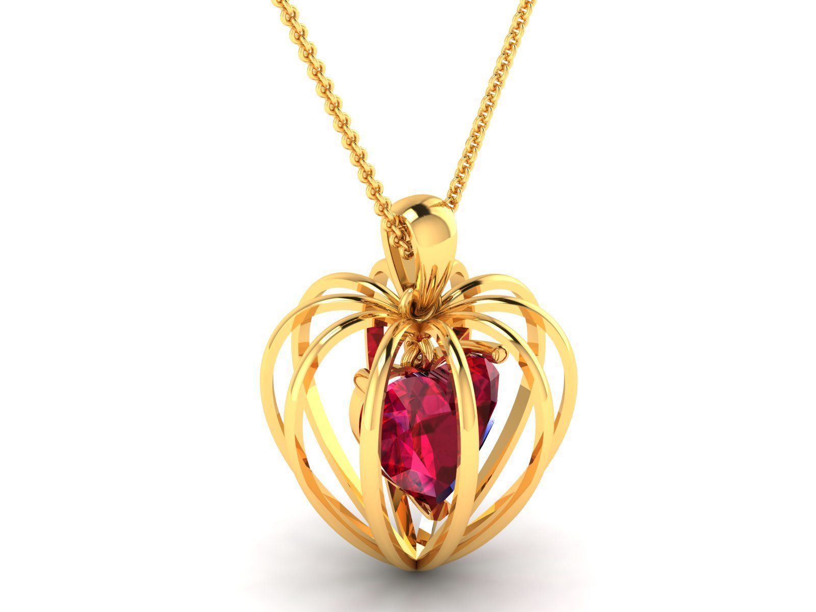 Women Heart Heart Stone 3dm STL OBJ FBX Render Details 3D print model_1